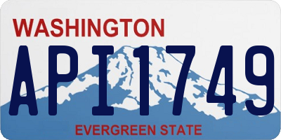 WA license plate API1749