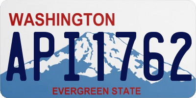 WA license plate API1762