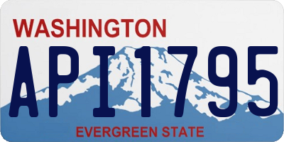 WA license plate API1795