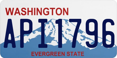 WA license plate API1796