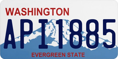 WA license plate API1885