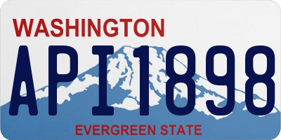 WA license plate API1898