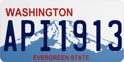 WA license plate API1913