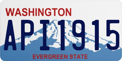 WA license plate API1915