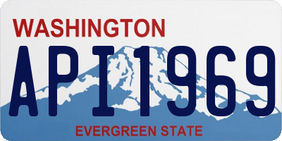 WA license plate API1969