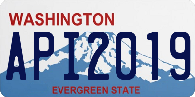 WA license plate API2019