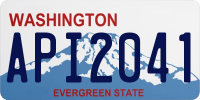 WA license plate API2041