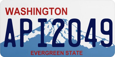 WA license plate API2049