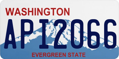 WA license plate API2066
