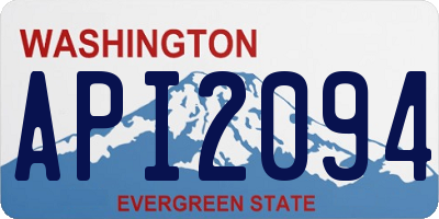 WA license plate API2094