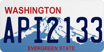 WA license plate API2133