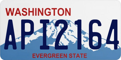WA license plate API2164