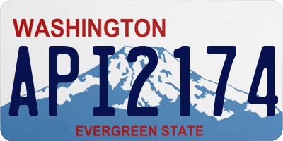 WA license plate API2174