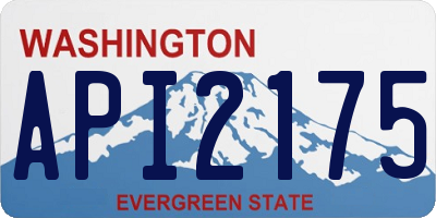 WA license plate API2175