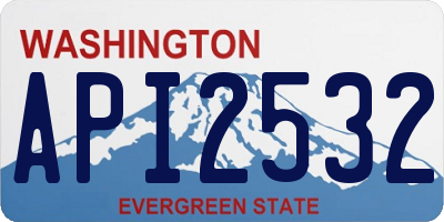 WA license plate API2532