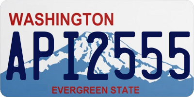WA license plate API2555