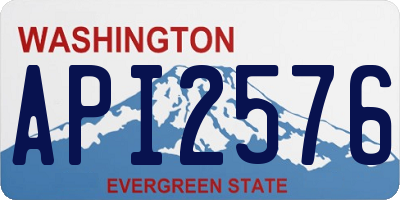 WA license plate API2576