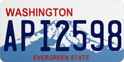 WA license plate API2598