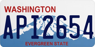 WA license plate API2654