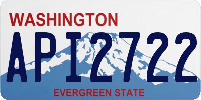 WA license plate API2722