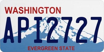 WA license plate API2727