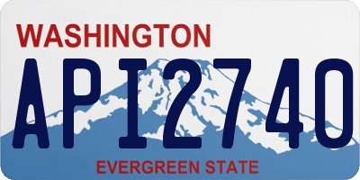 WA license plate API2740