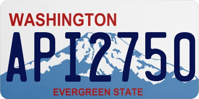 WA license plate API2750