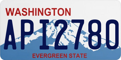 WA license plate API2780