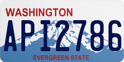 WA license plate API2786