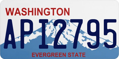 WA license plate API2795