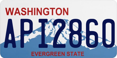 WA license plate API2860
