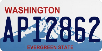 WA license plate API2862