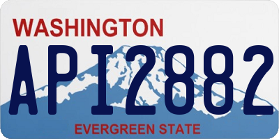 WA license plate API2882