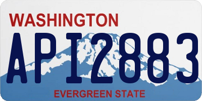 WA license plate API2883