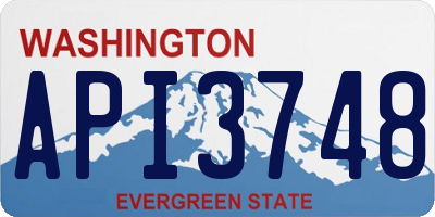 WA license plate API3748