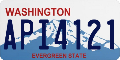 WA license plate API4121