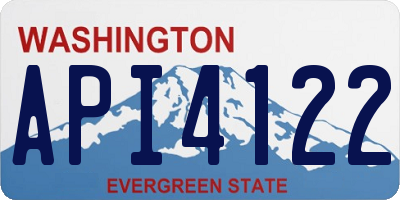 WA license plate API4122