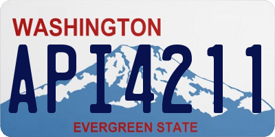 WA license plate API4211