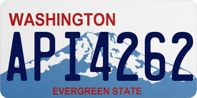 WA license plate API4262
