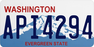 WA license plate API4294