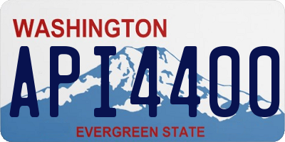 WA license plate API4400