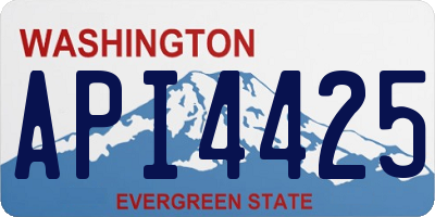 WA license plate API4425
