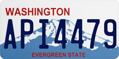 WA license plate API4479