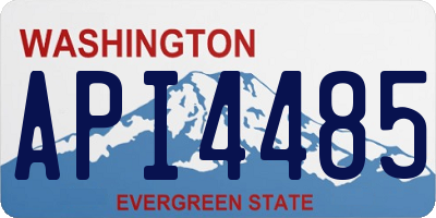 WA license plate API4485