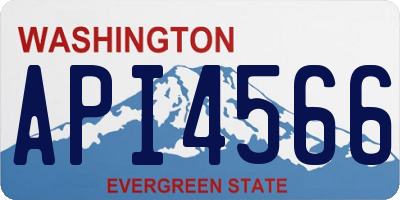 WA license plate API4566