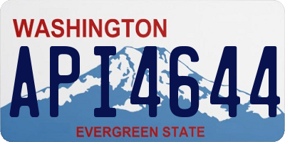 WA license plate API4644