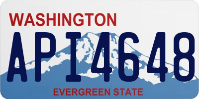 WA license plate API4648