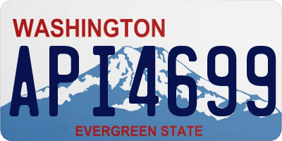 WA license plate API4699