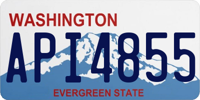 WA license plate API4855