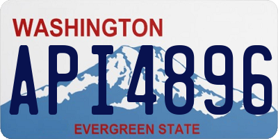 WA license plate API4896